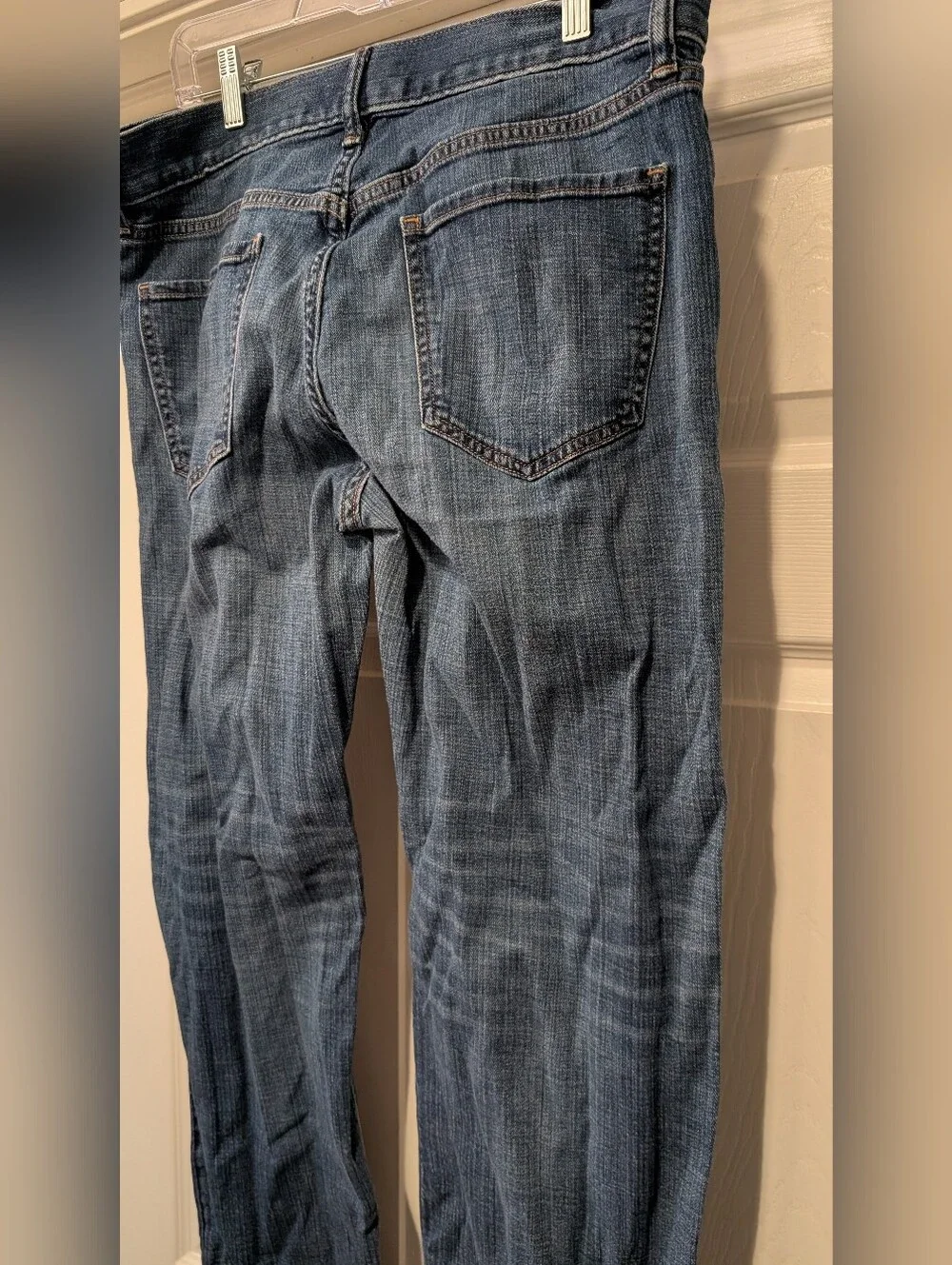 Banana Republic Premium Denim Men's 30x27 Cotton Blend Blue Jeans cthny